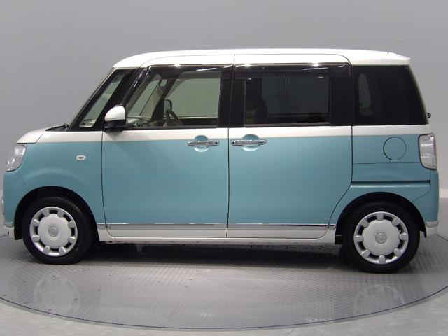 ムーヴキャンバス Ｘメイクアップリミテッド　ＳＡＩＩＩ　４ＷＤ　ナビ　全周囲モニター　純正エンジンスターター　両側パワースライドドア　ナビ連動ドライブレコーダー（5枚目）