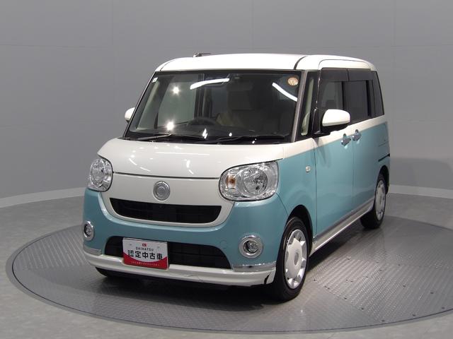 ムーヴキャンバス Ｘメイクアップリミテッド　ＳＡＩＩＩ　４ＷＤ　ナビ　全周囲モニター　純正エンジンスターター　両側パワースライドドア　ナビ連動ドライブレコーダー（7枚目）