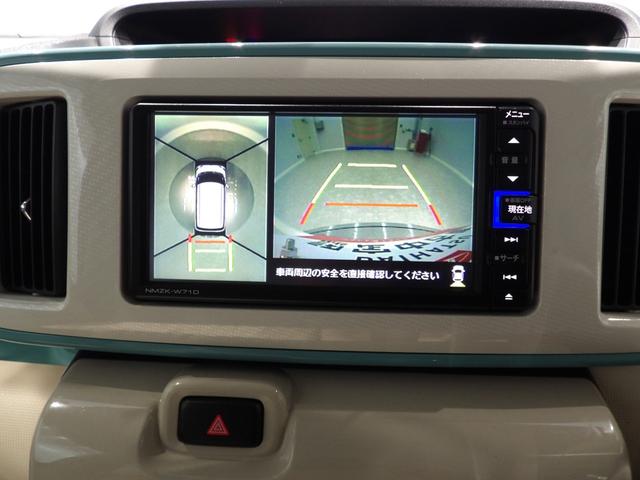 ムーヴキャンバス Ｘメイクアップリミテッド　ＳＡＩＩＩ　４ＷＤ　ナビ　全周囲モニター　純正エンジンスターター　両側パワースライドドア　ナビ連動ドライブレコーダー（11枚目）