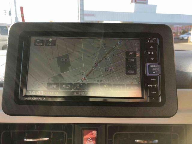 ムーヴキャンバス ストライプスＧ　２ＷＤ　走行距離１９８７６ｋｍ・ナビ　２ＷＤ　スマートアシスト　オートエアコン　ステアリングスイッチ　パノラマモニター　ナビ　フルホイールキャップ　ホッとカップホルダー（10枚目）