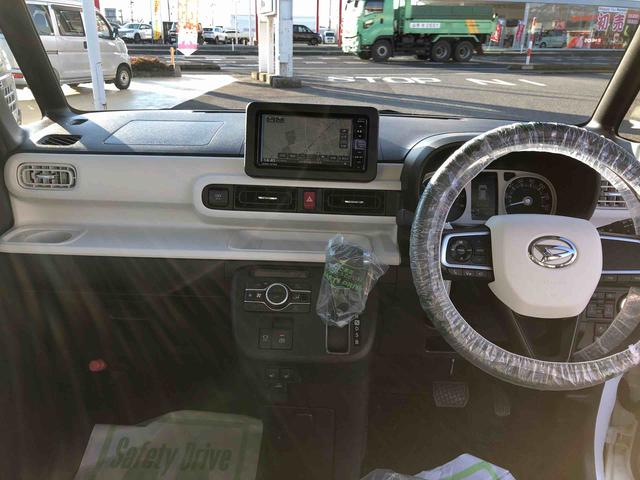 ムーヴキャンバス ストライプスＧ　２ＷＤ　走行距離１９８７６ｋｍ・ナビ　２ＷＤ　スマートアシスト　オートエアコン　ステアリングスイッチ　パノラマモニター　ナビ　フルホイールキャップ　ホッとカップホルダー（15枚目）