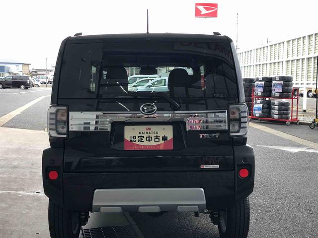 タフト G ダーククロムベンチャー 4WD 走行距離4368km 4WD スマートアシスト 電動パーキングブレーキ コーナーセンサー 15インチアルミホイール オートエアコン ステアリングスイッチ(3枚目)