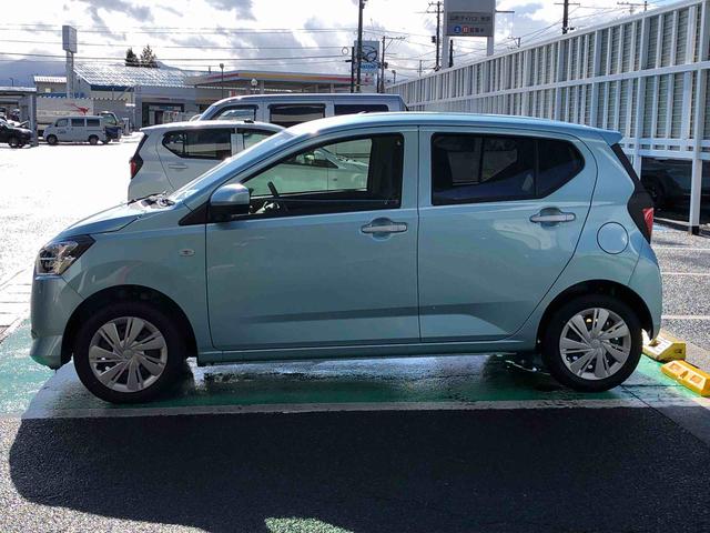 ミライース X SAIII 4WD スマートアシスト 14インチフルホイールキャップ キーレスエントリー コーナーセンサー 自発光式デジタルメーター スモークドガラス LEDヘッドランプ(5枚目)