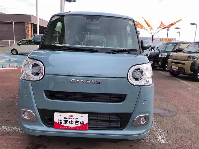 ムーヴキャンバス セオリーＧ　４ＷＤ　走行距離３４１７ｋｍ　４ＷＤ　スマートアシスト　フルホイールキャップ　オートエアコン　電動パーキングブレーキ　キーフリーシステム　スライドドア（2枚目）