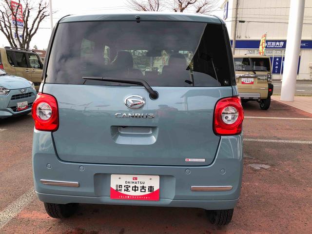 ムーヴキャンバス セオリーＧ　４ＷＤ　走行距離３４１７ｋｍ　４ＷＤ　スマートアシスト　フルホイールキャップ　オートエアコン　電動パーキングブレーキ　キーフリーシステム　スライドドア（3枚目）