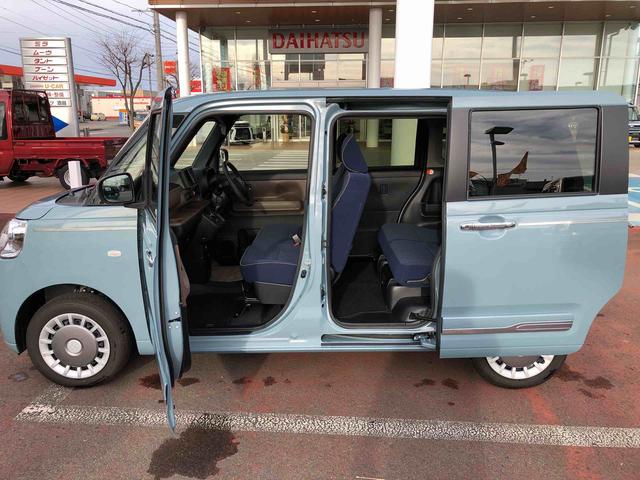 ムーヴキャンバス セオリーＧ　４ＷＤ　走行距離３４１７ｋｍ　４ＷＤ　スマートアシスト　フルホイールキャップ　オートエアコン　電動パーキングブレーキ　キーフリーシステム　スライドドア（24枚目）