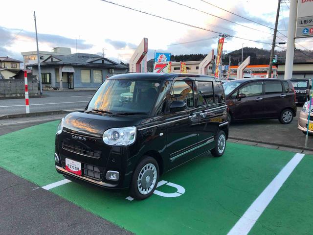 ムーヴキャンバス セオリーＧターボ　４ＷＤ　走行距離１１６６ｋｍ　４ＷＤ　スマートアシスト　フルホイールキャップ　プッシュボタンスタート　キーフリーシステム　オートエアコン　ベンチシート（7枚目）