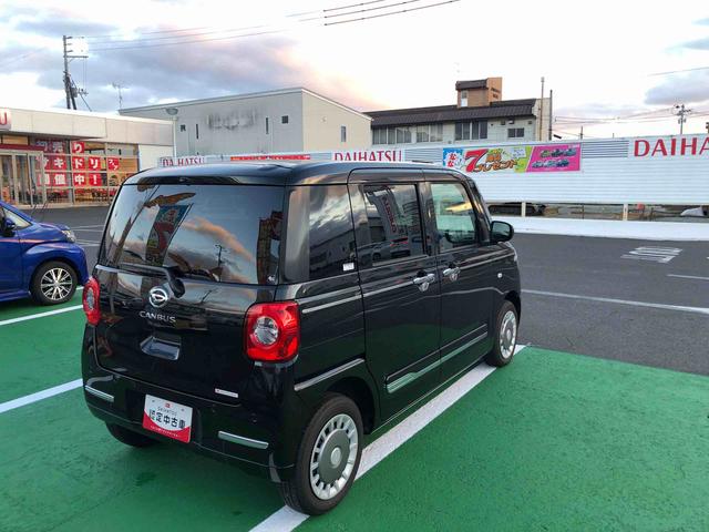 ムーヴキャンバス セオリーＧターボ　４ＷＤ　走行距離１１６６ｋｍ　４ＷＤ　スマートアシスト　フルホイールキャップ　プッシュボタンスタート　キーフリーシステム　オートエアコン　ベンチシート（8枚目）