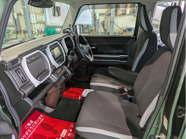 ハスラー ハイブリッドＸ　オーデイオディスプレイ　Ｂｌｕｅｔｏｏｈ　ＬＥＤライト　ＥＴＣ車載器　シートヒーター　１５インチアルミ　プッシュスタート　本革巻ステアリング（19枚目）