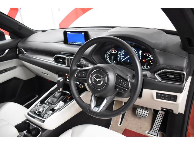 25T Lパッケージ 4WD 白革シート 360°ビューモニター ドラレコ ETC オートホールド 純正ナビ フルセグTV DVD再生 マツダレーダークルーズコントロール ブラインドスポットモニタリング パワーシート(15枚目)