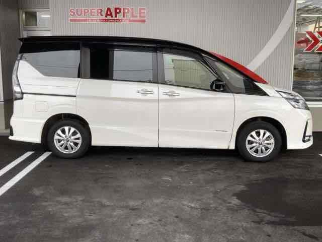 セレナ ハイウェイスターV ドライブレコーダー ETC 全周囲カメラ TV パークアシスト 両側電動スライドドア アイドリングストップ 電動格納ミラー 後席モニター 3列シート AT アルミホイール(14枚目)