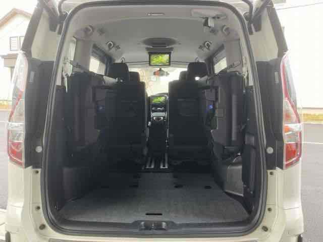 セレナ ハイウェイスターV ドライブレコーダー ETC 全周囲カメラ TV パークアシスト 両側電動スライドドア アイドリングストップ 電動格納ミラー 後席モニター 3列シート AT アルミホイール(19枚目)