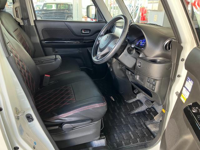 スペーシアカスタム GS 4WD 両側スライド・片側電動 ナビ TV オートライト HID スマートキー アイドリングストップ 電動格納ミラー シートヒーター ベンチシート CVT 盗難防止システム ABS CD DVD再生(10枚目)