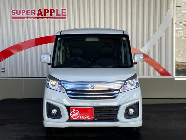 スペーシアカスタム GS 4WD 両側スライド・片側電動 ナビ TV オートライト HID スマートキー アイドリングストップ 電動格納ミラー シートヒーター ベンチシート CVT 盗難防止システム ABS CD DVD再生(12枚目)