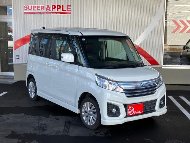 スペーシアカスタム GS 4WD 両側スライド・片側電動 ナビ TV オートライト HID スマートキー アイドリングストップ 電動格納ミラー シートヒーター ベンチシート CVT 盗難防止システム ABS CD DVD再生(13枚目)