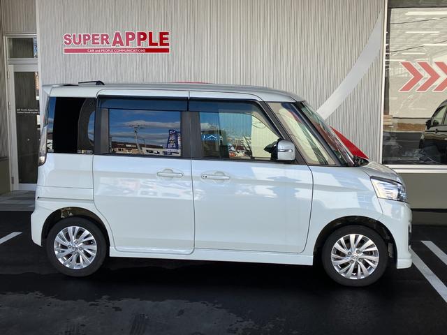 スペーシアカスタム GS 4WD 両側スライド・片側電動 ナビ TV オートライト HID スマートキー アイドリングストップ 電動格納ミラー シートヒーター ベンチシート CVT 盗難防止システム ABS CD DVD再生(14枚目)