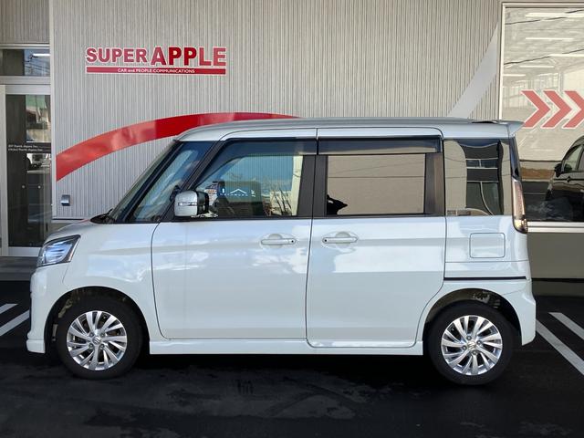 スペーシアカスタム GS 4WD 両側スライド・片側電動 ナビ TV オートライト HID スマートキー アイドリングストップ 電動格納ミラー シートヒーター ベンチシート CVT 盗難防止システム ABS CD DVD再生(23枚目)