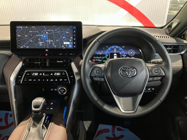 ハリアーハイブリッド Ｚ　レザーパッケージ　４ＷＤ　バックカメラ　オートクルーズコントロール　レーンアシスト　パワーシート　衝突被害軽減システム　ナビ　ＴＶ　オートマチックハイビーム　オートライト　ＬＥＤヘッドランプ　電動リアゲート（2枚目）