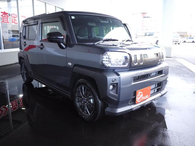 タフト Ｇ　ダーククロムベンチャー　誤発進抑制機能　オートクルーズ　フルタイム４ＷＤ　車線逸脱警報　横滑り防止　スカイルーフ　衝突安全ボディ　アイドリングストップ車　シートＨ　ルーフレール　インテリキー　エアバック　盗難防止装置　ＡＢＳ（8枚目）