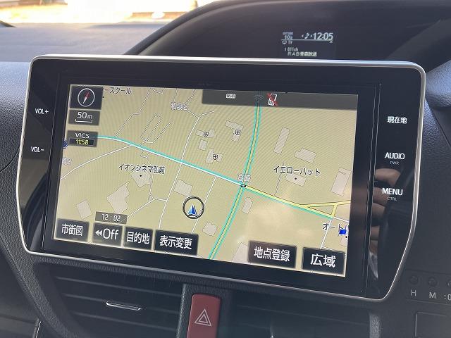 ヴォクシー ZS 煌II 寒冷地仕様 純正9インチナビ フリップダウンモニター バックカメラ 両側パワースライドドア ETC Bluetooth フルセグTV DVD再生(4枚目)