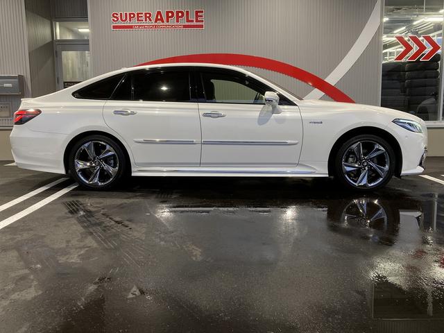 クラウンハイブリッド RSアドバンス Four 4WD ドライブレコーダー ETC クリアランスソナー レーンアシスト オートクルーズコントロール パークアシスト 衝突被害軽減システム 全周囲カメラ ナビ TV アルミホイール(7枚目)