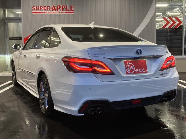 クラウンハイブリッド RSアドバンス Four 4WD ドライブレコーダー ETC クリアランスソナー レーンアシスト オートクルーズコントロール パークアシスト 衝突被害軽減システム 全周囲カメラ ナビ TV アルミホイール(10枚目)