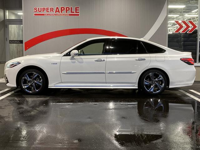 クラウンハイブリッド RSアドバンス Four 4WD ドライブレコーダー ETC クリアランスソナー レーンアシスト オートクルーズコントロール パークアシスト 衝突被害軽減システム 全周囲カメラ ナビ TV アルミホイール(11枚目)