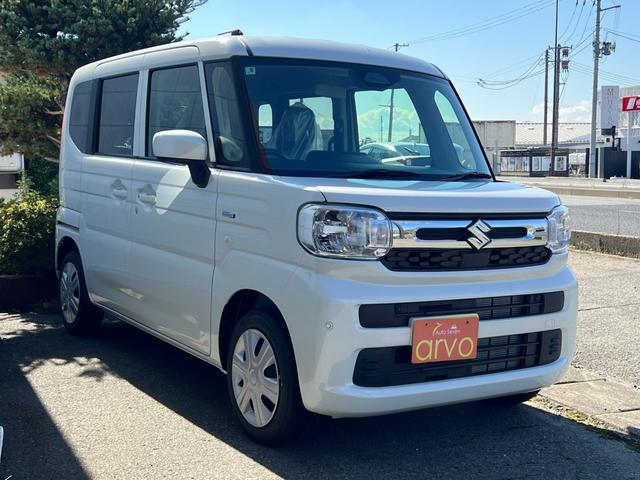 スペーシア ハイブリッドG 届出済未使用車 スズキセーフティサポート パーキングセンサー LEDヘッドライト(4枚目)