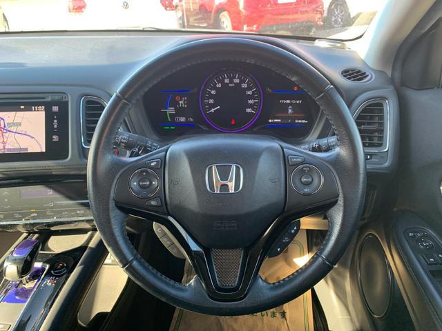 ヴェゼル ハイブリッドＸ　４ＷＤ　ナビ・フルセグＴＶ　バックカメラ　Ｂｌｕｅｔｏｏｔｈ　クルーズコントロール　パドルシフト　ＥＴＣ　スマートキー　プッシュスタート（12枚目）