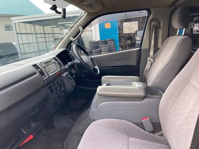 ハイエースバン ロングスーパーGL 4WD 両側スライドドア キーレスエントリー 盗難防止システム 運転席エアバック ABS フルフラット(8枚目)