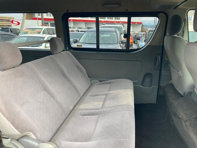 ハイエースバン ロングスーパーGL 4WD 両側スライドドア キーレスエントリー 盗難防止システム 運転席エアバック ABS フルフラット(9枚目)