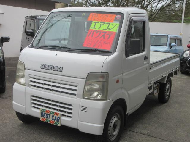 キャリイトラック ＫＣエアコン・パワステ　４ＷＤ　５速マニュアル　エアコン　パワステ　三方開　ラジオ　社外作業灯　切替４ＷＤ（4枚目）