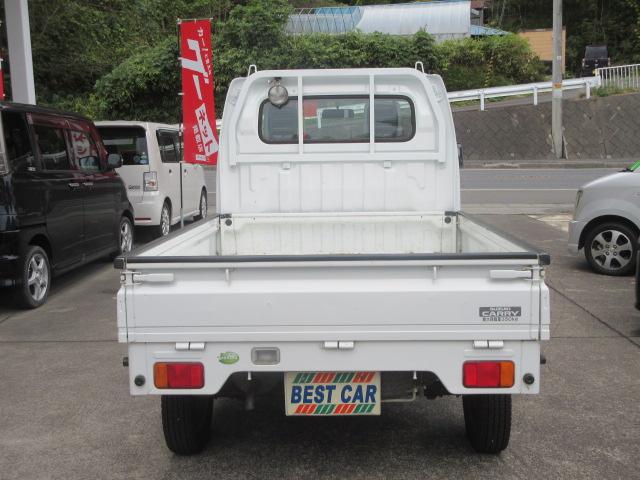 キャリイトラック ＫＣエアコン・パワステ　４ＷＤ　５速マニュアル　エアコン　パワステ　三方開　ラジオ　社外作業灯　切替４ＷＤ（7枚目）