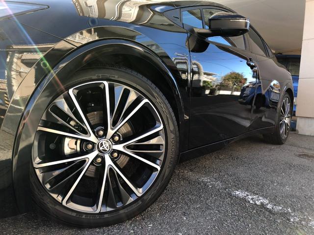 プリウス Z デジタルインナーミラー 12.3DAプラス ナビTV パノラミックビューM セーフティセンス パワーバックドア 前後方ドラレコ ワイヤレス充電 黒レザーシート スペアタイヤ グー鑑定 グー故障診断(37枚目)