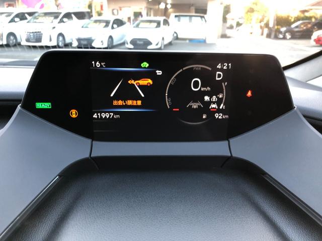 プリウス Z デジタルインナーミラー 12.3DAプラス ナビTV パノラミックビューM セーフティセンス パワーバックドア 前後方ドラレコ ワイヤレス充電 黒レザーシート スペアタイヤ グー鑑定 グー故障診断(52枚目)