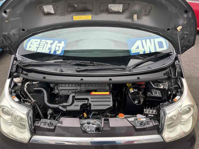 ムーヴ カスタム　Ｘ　４ＷＤ　ＨＩＤ　スマートキー　電動格納ミラー　ベンチシート　ＣＶＴ　盗難防止システム　ＡＢＳ　ＣＤ　ＭＤ　ミュージックプレイヤー接続可　アルミホイール　衝突安全ボディ　エアコン　パワーステアリング（19枚目）