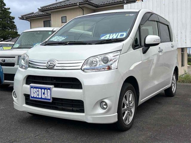 ムーヴ カスタム　Ｘ　４ＷＤ　バックカメラ　ナビ　ＨＩＤ　ＬＥＤヘッドランプ　スマートキー　アイドリングストップ　電動格納ミラー　ベンチシート　ＣＶＴ　盗難防止システム　ＡＢＳ　アルミホイール　衝突安全ボディ　エアコン（12枚目）