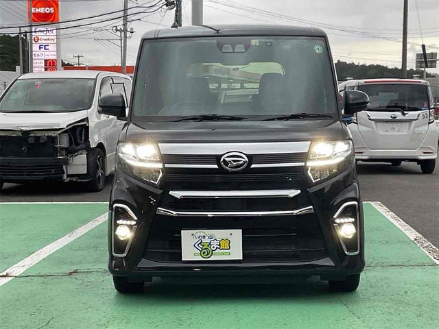 タント カスタムＸスタイルセレクション　社外フルセグナビ　両側電動スライドドア　バックカメラ　クリアランスソナー　衝突被害軽減システム　オートライト　ＬＥＤヘッドランプ　スマートキー　アイドリングストップ　電動格納ミラー　シートヒーター（12枚目）