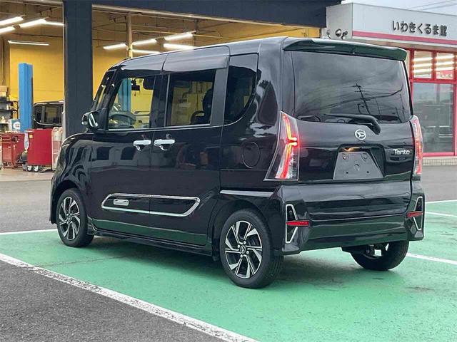 タント カスタムＸスタイルセレクション　社外フルセグナビ　両側電動スライドドア　バックカメラ　クリアランスソナー　衝突被害軽減システム　オートライト　ＬＥＤヘッドランプ　スマートキー　アイドリングストップ　電動格納ミラー　シートヒーター（17枚目）