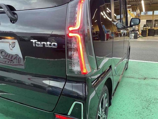 タント カスタムＸスタイルセレクション　社外フルセグナビ　両側電動スライドドア　バックカメラ　クリアランスソナー　衝突被害軽減システム　オートライト　ＬＥＤヘッドランプ　スマートキー　アイドリングストップ　電動格納ミラー　シートヒーター（29枚目）