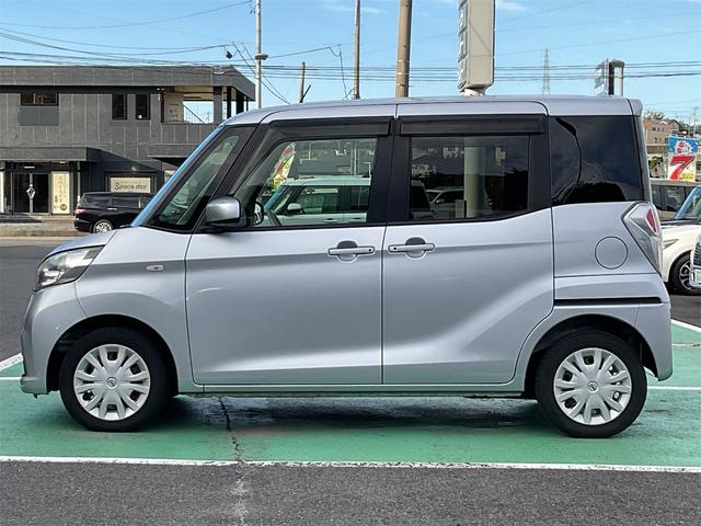 デイズルークス Ｘ　衝突被害軽減システム　全周囲カメラ　両側電動スライドドア　純正フルセグナビ　ＥＴＣ　スマートキー　アイドリングストップ　電動格納ミラー　ベンチシート　ＣＶＴ　盗難防止システム　ＡＢＳ　ＥＳＣ　ＣＤ（18枚目）