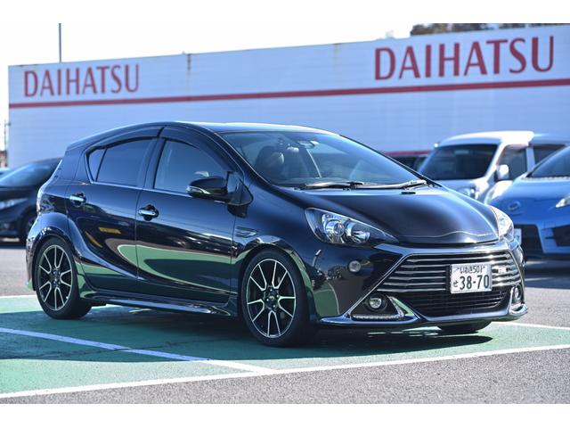 アクア G G’s 純正フルセグナビ ローダウン ETC バックカメラ 衝突被害軽減システム オートクルーズコントロール レーンアシスト オートマチックハイビーム オートライト LEDヘッドランプ ハーフレザーシート(13枚目)