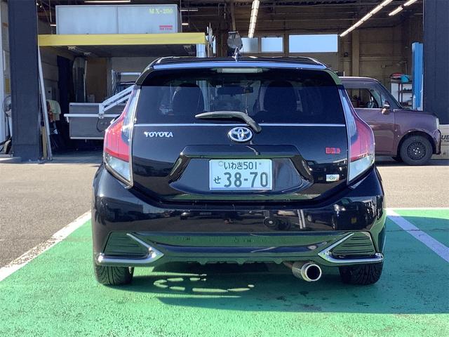 アクア G G’s 純正フルセグナビ ローダウン ETC バックカメラ 衝突被害軽減システム オートクルーズコントロール レーンアシスト オートマチックハイビーム オートライト LEDヘッドランプ ハーフレザーシート(16枚目)