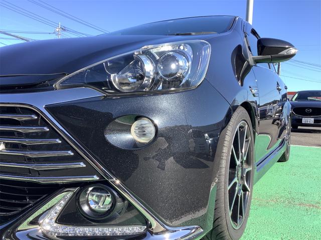 アクア G G’s 純正フルセグナビ ローダウン ETC バックカメラ 衝突被害軽減システム オートクルーズコントロール レーンアシスト オートマチックハイビーム オートライト LEDヘッドランプ ハーフレザーシート(56枚目)