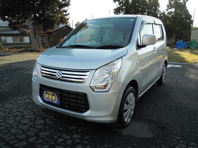 ワゴンＲ ＦＸ　４ＷＤ　ＣＶＴ　走行６．９万ｋｍ　シートヒーター　アイドリングストップ　ヘッドライトレベライザー　オートエアコン　Ｐ／Ｓ　ＡＢＳ　ＣＤオーディオ　ヘッドライトコーティング済み（3枚目）