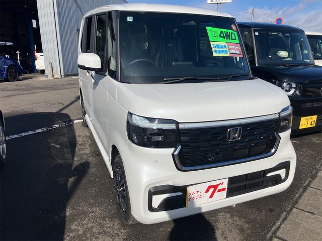 Ｎ－ＢＯＸカスタム ベースグレード　４ＷＤ　届け出済み未使用車　両側スライド・片側電動　クリアランスソナー　オートクルーズコントロール　レーンアシスト　衝突被害軽減システム　ＬＥＤヘッドランプ　スマートキー　アイドリングストップ（14枚目）
