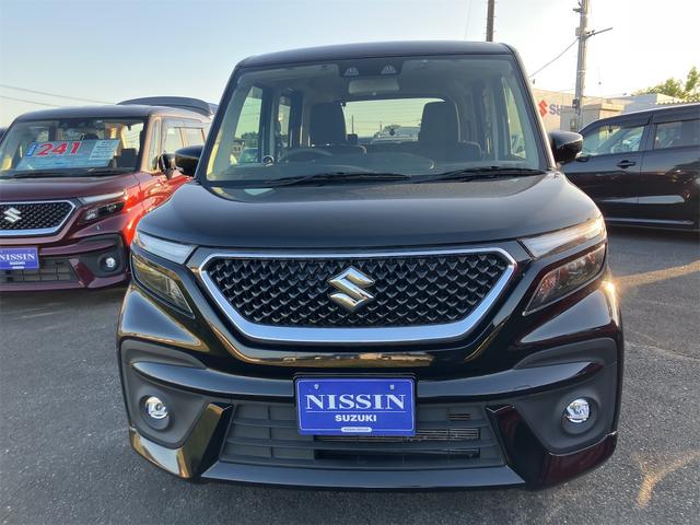 ソリオバンディット バンディット　ＨＹＢＲＩＤ　ＭＶ　４ＷＤ　左側パワースライド　衝突被害軽減ブレーキ　クルーズコントロール　フォグランプ　オートライト　オートエアコン　アイドリングストップ　横滑り防止装置　キーレスプッシュスタート　シートヒーター　ナビ　保証付販売車（21枚目）