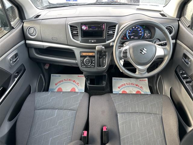 ワゴンＲスティングレー スティングレー　Ｘ　４ＷＤ　１ＤＩＮオーディオ　オートライト　シートヒーター　衝突被害軽減システム　アイドリングストップ　横滑り防止機能　オートエアコン　プッシュスタート　スマートキー　純正アルミホイール　盗難防止システム（5枚目）