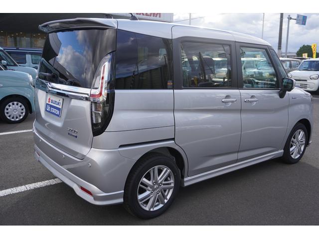 ソリオ ＨＹＢＲＩＤ　ＭＺ　３型　４ＷＤ　ＣＶＴ　全方位カメラ付ナビ　スズキコネクト対応　衝突被害軽減ブレーキシステム　先行車お知らせ機能　低速時ブレーキサポート　前後誤発進抑制機能　車線逸脱警報機能（8枚目）