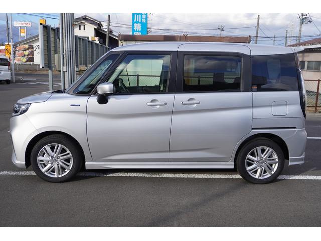 ソリオ ＨＹＢＲＩＤ　ＭＺ　３型　４ＷＤ　ＣＶＴ　全方位カメラ付ナビ　スズキコネクト対応　衝突被害軽減ブレーキシステム　先行車お知らせ機能　低速時ブレーキサポート　前後誤発進抑制機能　車線逸脱警報機能（11枚目）